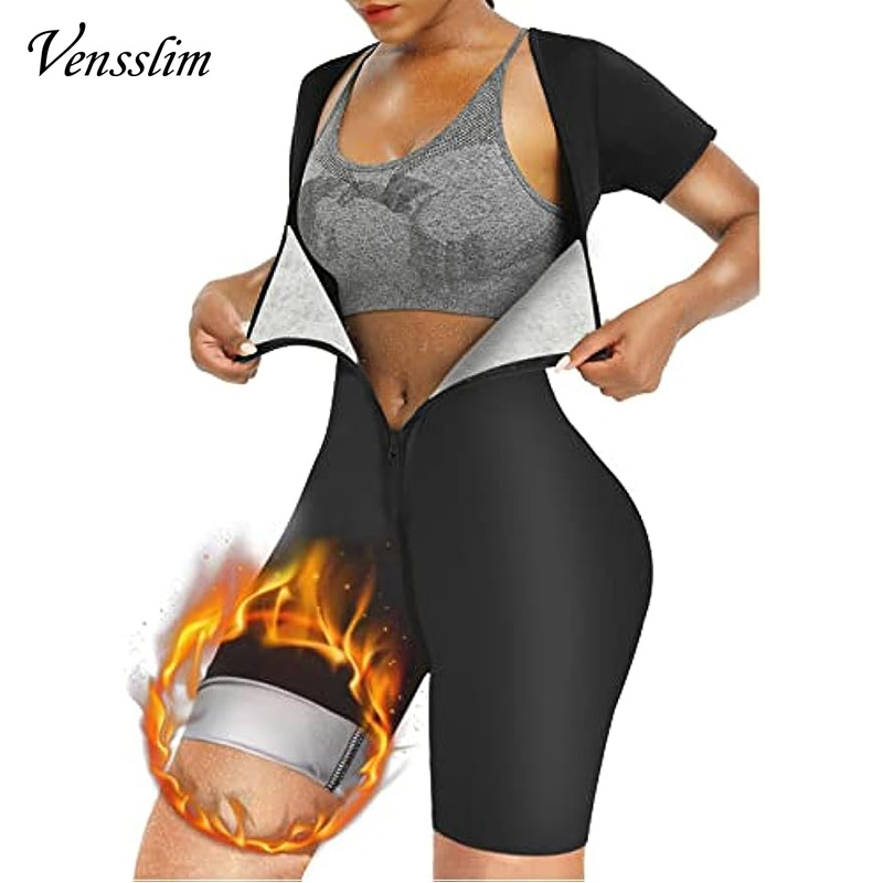 Shapewear Bodysuit Firm - Vensslim Ganzkörper-Shapewear Sauna-Schwitzanzüge für Frauen Gewichtsreduktion