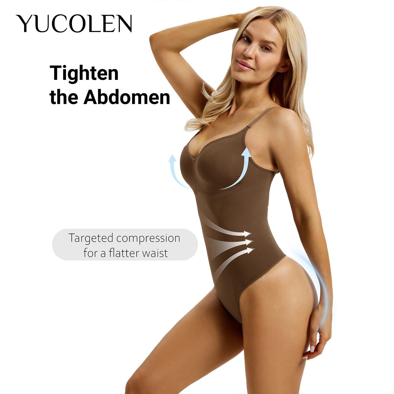 YUCOLEN Damen-Body mit U-Aussc – Shapewear Bodysuit Firm Bewertung und Preis