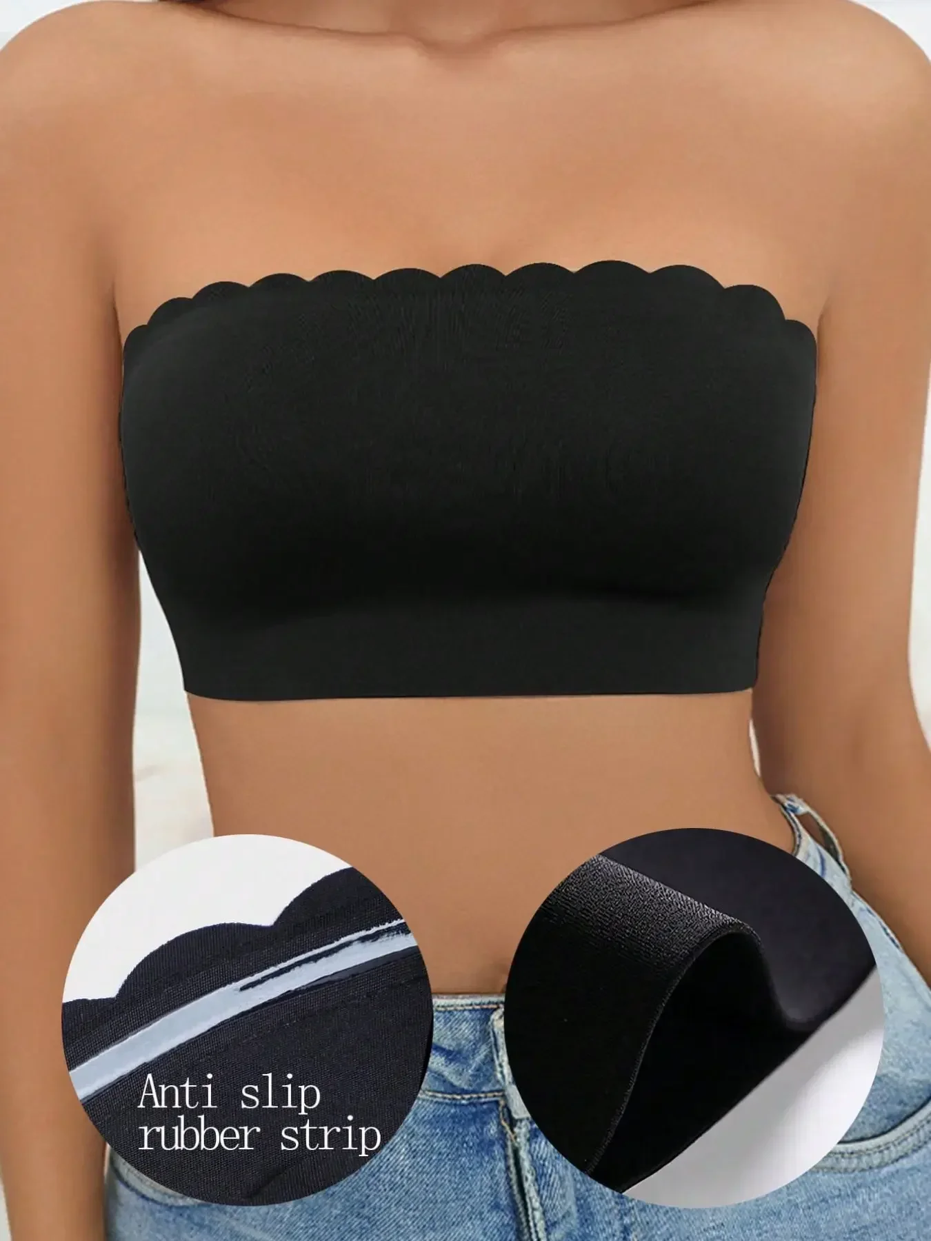 Damen-Trägerlos-BH, nahtloser  – Bralette Wireless Soft Bewertung und Preis